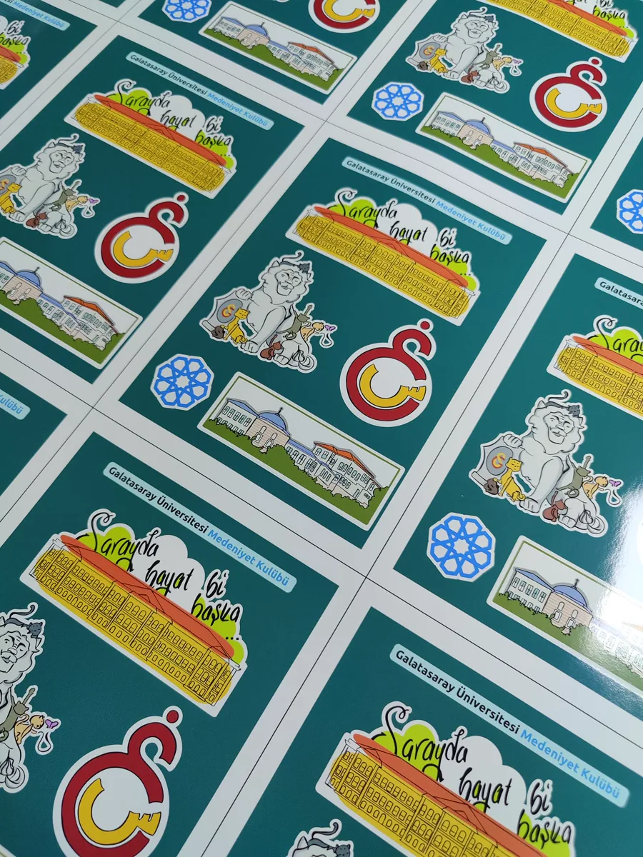 Özel Kesim Sticker Seti