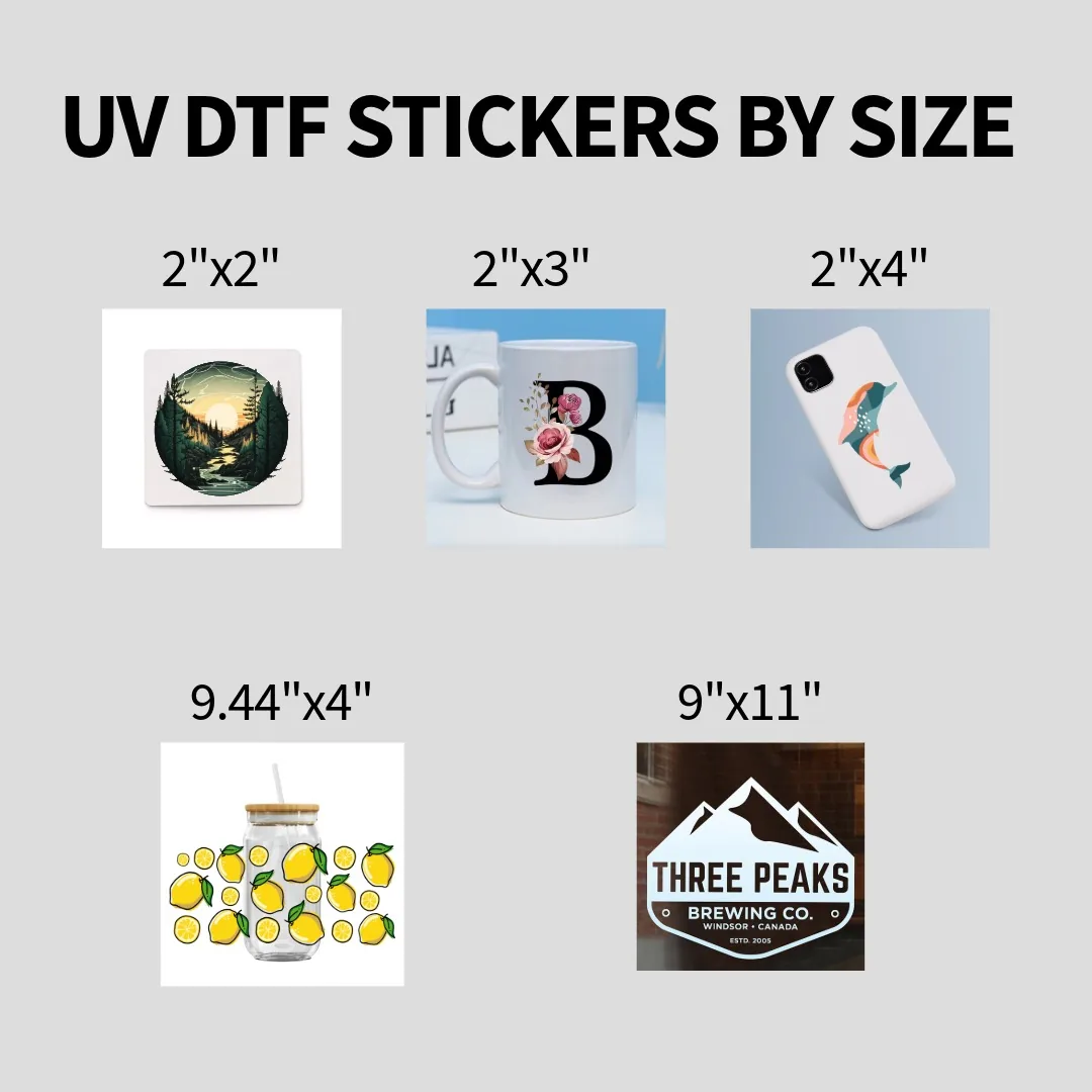 UV DTF soğuk transfer etiket uygulama örneği — Sobe Reklam