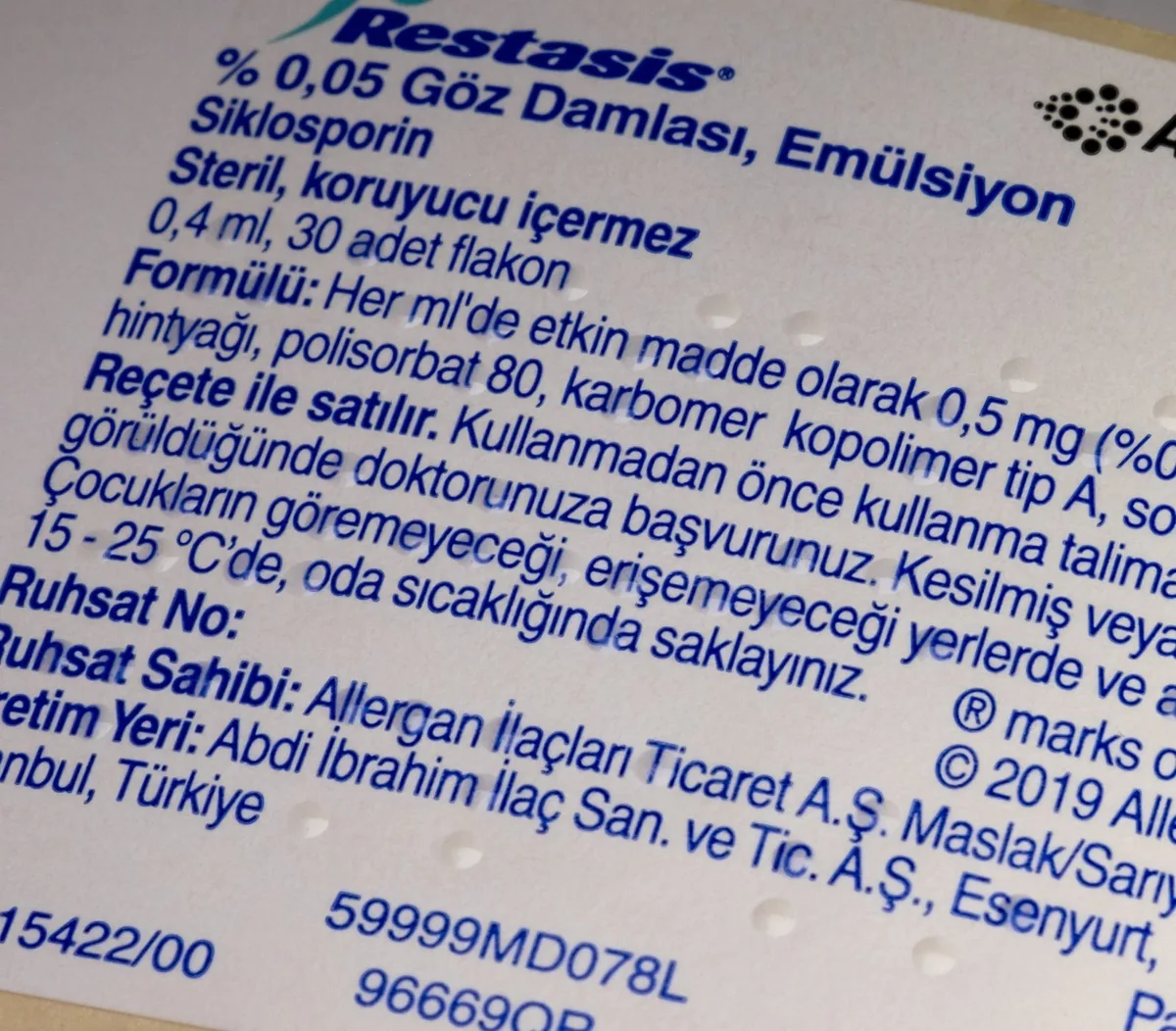 Braille kabartma etiket — görme engelliler için erişilebilir etiket