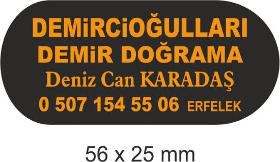 Sobe Reklam Normal Kesimli Damla Etiketler