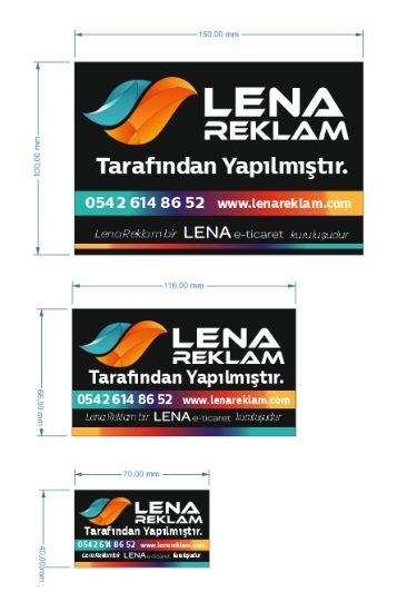 Sobe Reklam Normal Kesimli Damla Etiketler