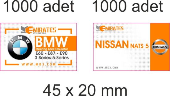 Sobe Reklam Normal Kesimli Damla Etiketler