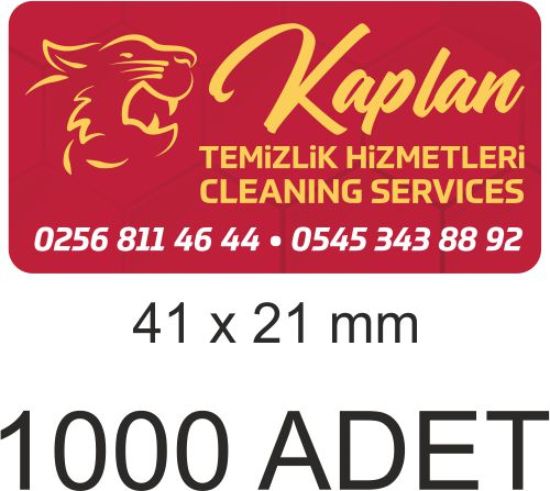 Sobe Reklam Normal Kesimli Damla Etiketler