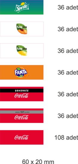 Sobe Reklam Normal Kesimli Damla Etiketler