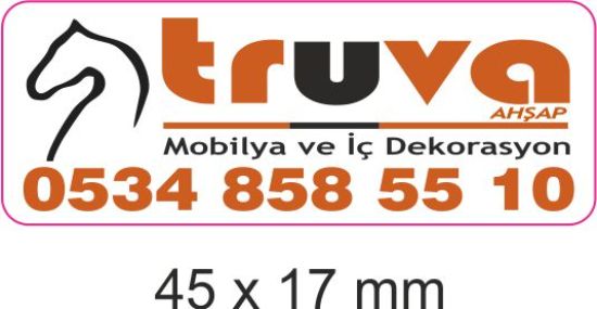 Sobe Reklam Normal Kesimli Damla Etiketler
