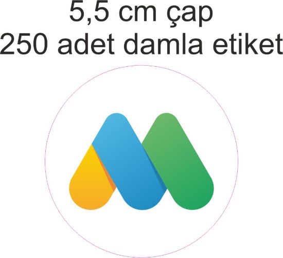 Sobe Reklam Normal Kesimli Damla Etiketler