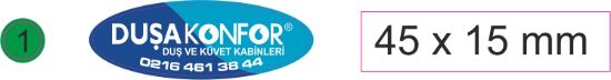 Sobe Reklam Normal Kesimli Damla Etiketler