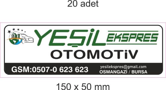 Sobe Reklam Normal Kesimli Damla Etiketler
