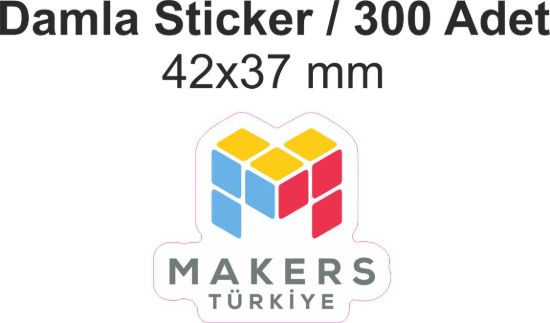 Sobe Reklam Normal Kesimli Damla Etiketler
