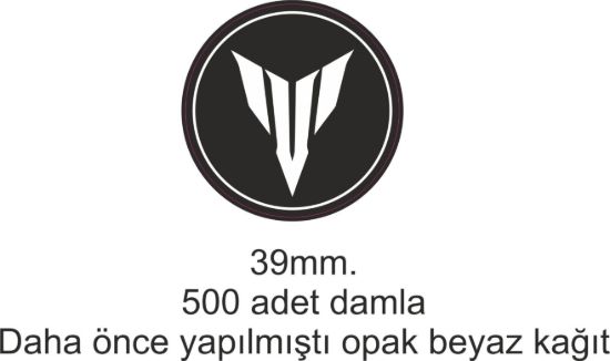 Sobe Reklam Normal Kesimli Damla Etiketler