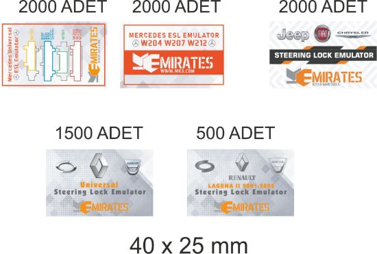 Sobe Reklam Normal Kesimli Damla Etiketler