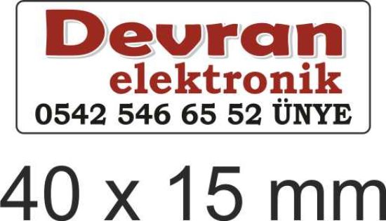 Sobe Reklam Normal Kesimli Damla Etiketler
