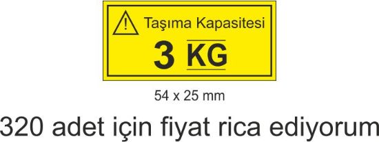 Sobe Reklam Normal Kesimli Damla Etiketler