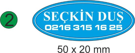 Sobe Reklam Normal Kesimli Damla Etiketler
