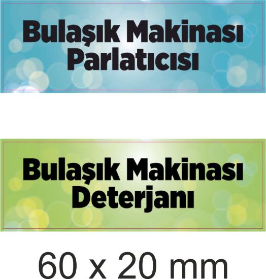 Sobe Reklam Normal Kesimli Damla Etiketler