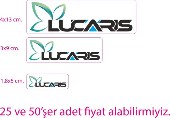 Sobe Reklam Normal Kesimli Damla Etiketler