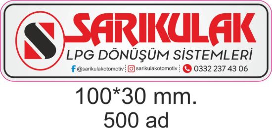 Sobe Reklam Normal Kesimli Damla Etiketler
