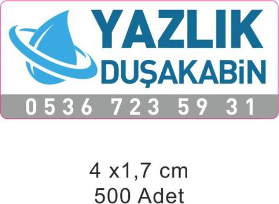 Sobe Reklam Normal Kesimli Damla Etiketler