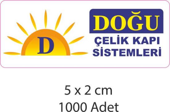 Sobe Reklam Normal Kesimli Damla Etiketler