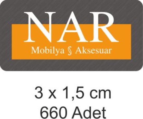 Sobe Reklam Normal Kesimli Damla Etiketler