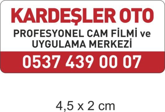 Sobe Reklam Normal Kesimli Damla Etiketler