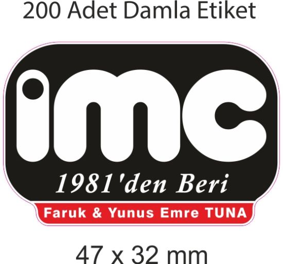 Sobe Reklam Normal Kesimli Damla Etiketler