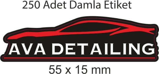 Sobe Reklam Normal Kesimli Damla Etiketler