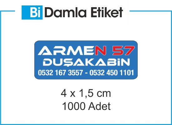 Sobe Reklam Normal Kesimli Damla Etiketler