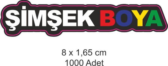 Sobe Reklam Normal Kesimli Damla Etiketler