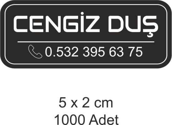 Sobe Reklam Normal Kesimli Damla Etiketler