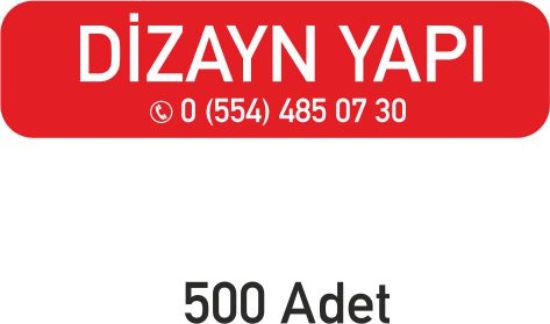 Sobe Reklam Normal Kesimli Damla Etiketler