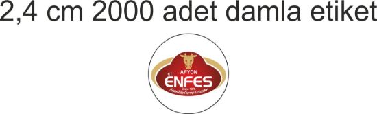 Sobe Reklam Normal Kesimli Damla Etiketler