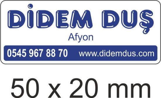 Sobe Reklam Normal Kesimli Damla Etiketler