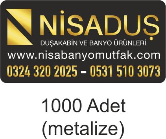 Sobe Reklam Normal Kesimli Damla Etiketler