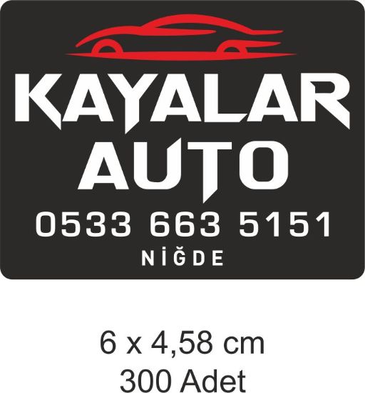 Sobe Reklam Normal Kesimli Damla Etiketler