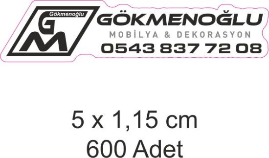 Sobe Reklam Normal Kesimli Damla Etiketler