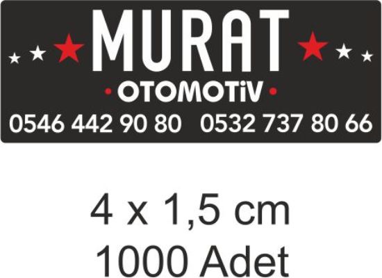 Sobe Reklam Normal Kesimli Damla Etiketler
