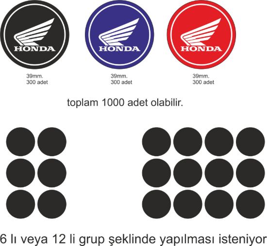 Sobe Reklam Normal Kesimli Damla Etiketler