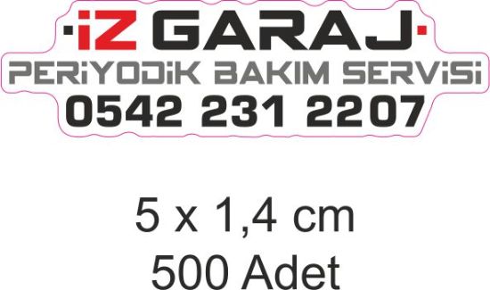 Sobe Reklam Normal Kesimli Damla Etiketler