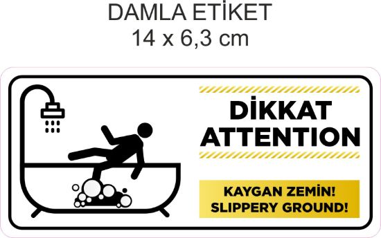 Sobe Reklam Normal Kesimli Damla Etiketler