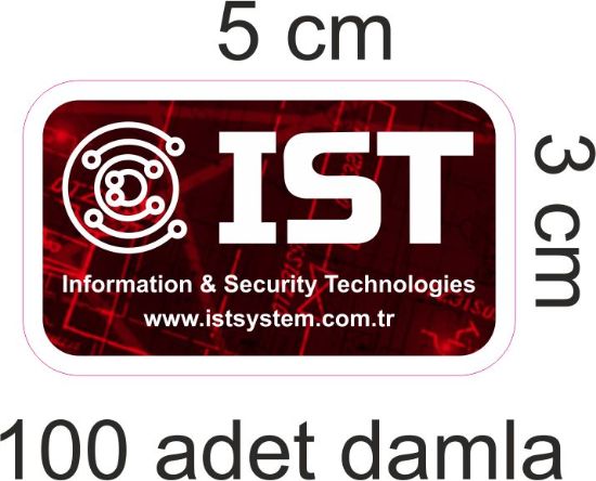 Sobe Reklam Normal Kesimli Damla Etiketler