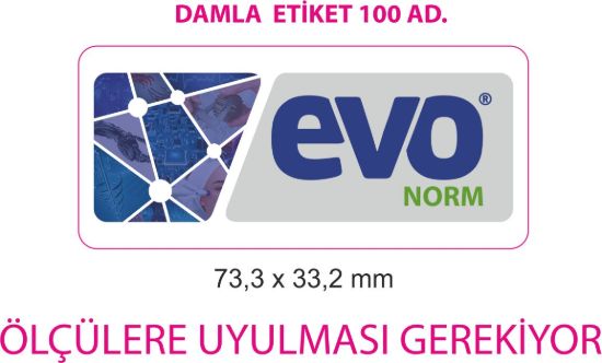 Sobe Reklam Normal Kesimli Damla Etiketler