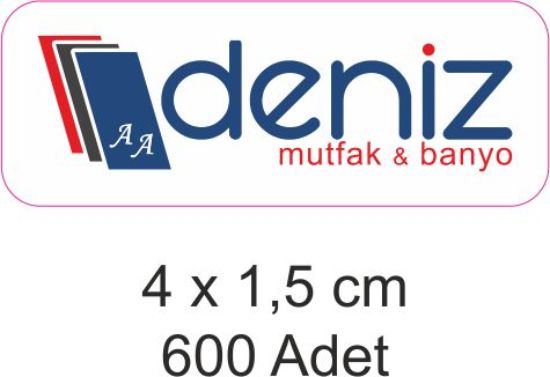 Sobe Reklam Normal Kesimli Damla Etiketler