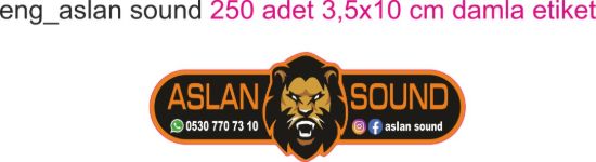 Sobe Reklam Normal Kesimli Damla Etiketler