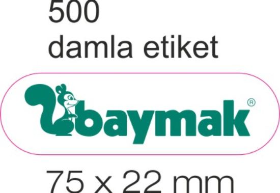 Sobe Reklam Normal Kesimli Damla Etiketler