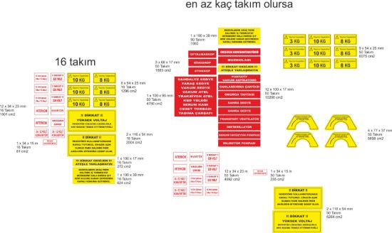 Sobe Reklam Normal Kesimli Damla Etiketler
