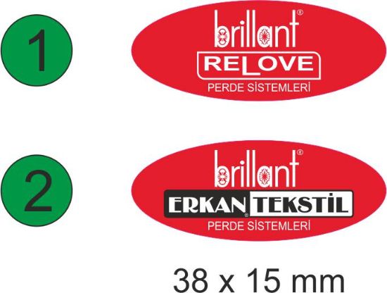 Sobe Reklam Normal Kesimli Damla Etiketler