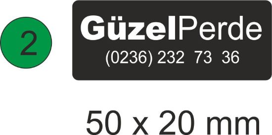 Sobe Reklam Normal Kesimli Damla Etiketler