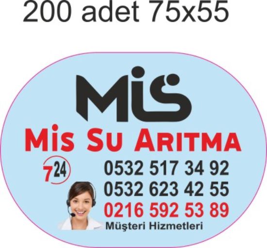 Sobe Reklam Normal Kesimli Damla Etiketler