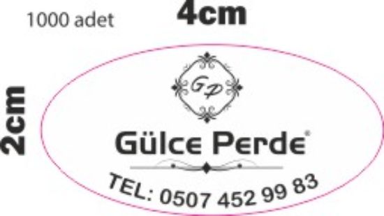 Sobe Reklam Normal Kesimli Damla Etiketler